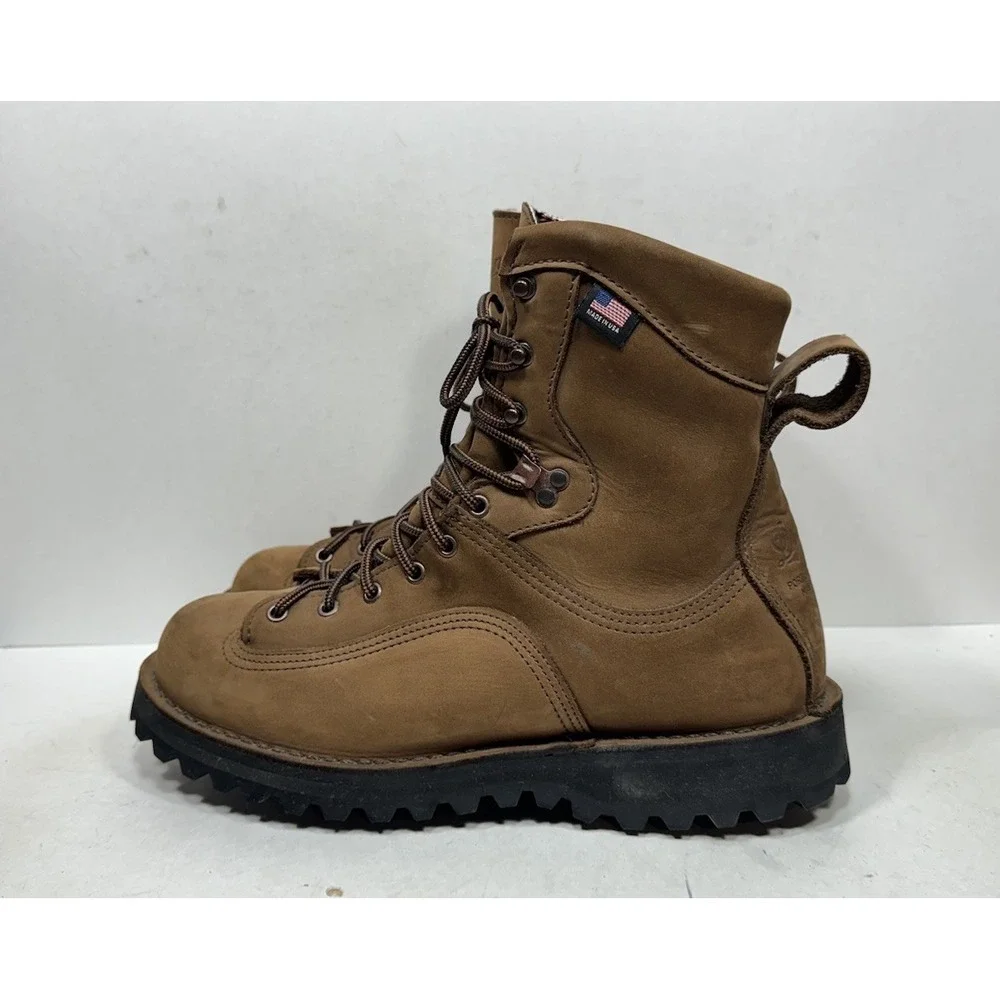 Danner Hawk Nubuck Leather Men's 11 D Hiking Brown Boots 200G GTX 45700 Bob Sole